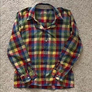 Foxcroft Multicolor Plaid Oxford Shirt